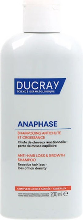 Ducray Anaphase Σαμπουάν κατά της Τριχόπτωσης για Λεπτά Μαλλιά 200ml