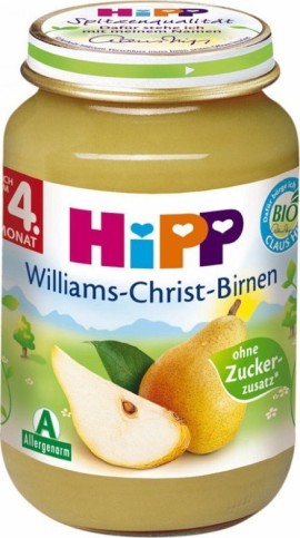 Hipp Φρουτόκρεμα Αχλάδι Williams Christ 190 gr