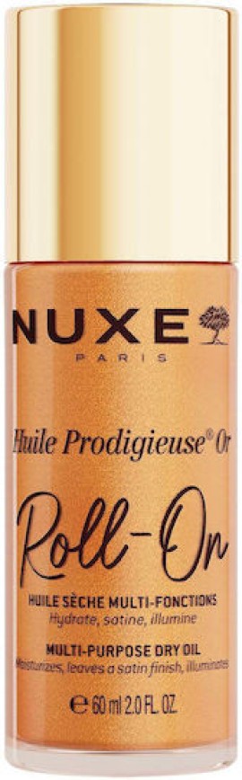 Nuxe Huile Prodigieuse Or Roll-On Shimmering Multi Purpose Dry Oil 60 ml