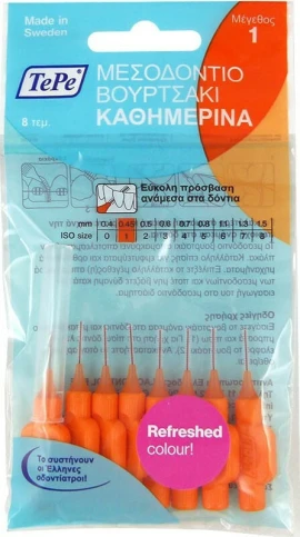 Tepe Interdental Brush Original Size 1 0.45 mm 8 pcs