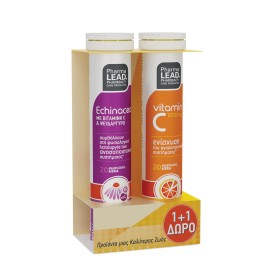 PharmaLead Echinacea με Βιταμίνη C & Ψευδάργυρο Γεύση Λεμόνι 20 ανα...