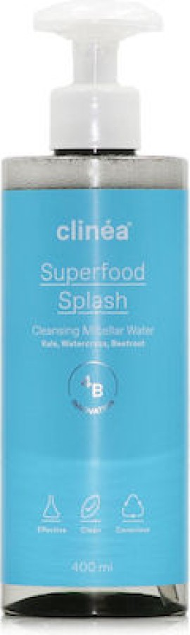 Clinéa Superfood Splash Cleansing Micellar Water Νερό Καθαρισμού για Ευαίσθητες Επιδερμίδες 400 ml