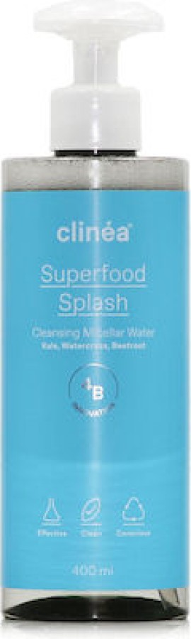 Clinéa Superfood Splash Cleansing Micellar Water Cleansing Water for Sensitive Skin 400 ml