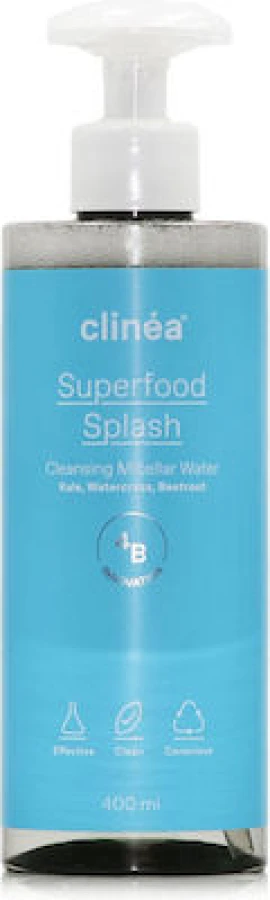 Clinéa Superfood Splash Cleansing Micellar Water Νερό Καθαρισμού για Ευαίσθητες Επιδερμίδες 400 ml