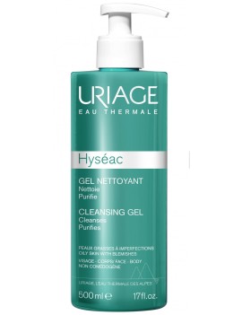 Uriage Hyseac Cleansing Gel Καθαριστικό Τζελ για Μικτές-Λιπαρές Επι...
