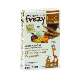 Frezylac Organic Cereals Δημητριακά με Γάλα & Φρούτα Μήλο Μπανάνα Πορτοκάλι 200 gr