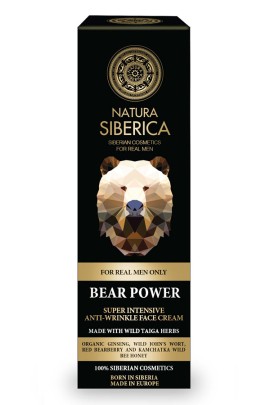 Natura Siberica Bear Power Αντρική Αντιρυτιδική Κρέμα Προσώπου 50 ml