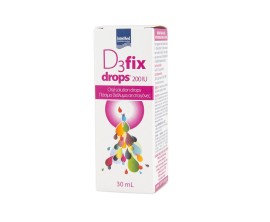 Intermed D3 fix Drops 200IU Σταγόνες Βιταμίνης D3 με αντλία 30ml