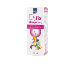 Intermed D3 fix Drops 200IU Vitamin D3 Drops with 30ml pump