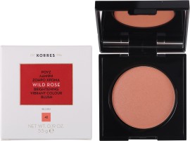 Korres Wild Rose Blush Brightening Vibrant Color Blush 42 Luminous Apricot 5.5g