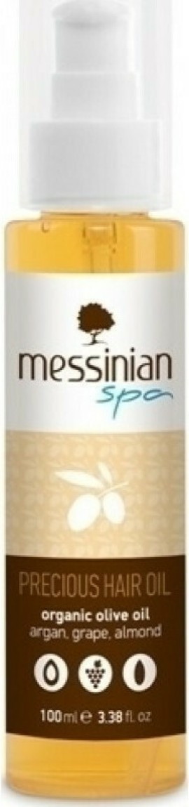 Messinian Spa Precious Hair Oil Argan Grape-Almond (Σταφύλι-Αμύγδαλο) 100ml