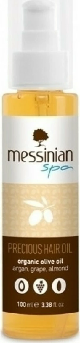 Messinian Spa Precious Hair Oil Argan Grape-Almond (Σταφύλι-Αμύγδαλο) 100ml