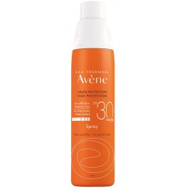 Avene Soins Solaires, Sunscreen Spray SPF30, High Protection, Face & Body, 200ml