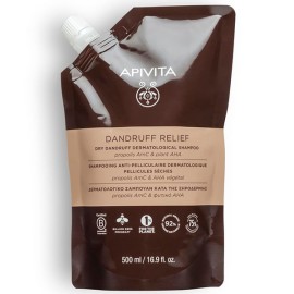 Apivita Dandruff Relief Σαμπουάν Κατά της Ξηροδερμίας Refill 500ml