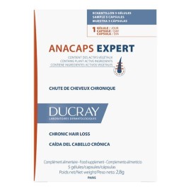 Ducray Anacaps Expert Dietary Supplement for Chronic Hair Loss 30 capsules