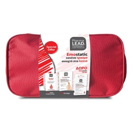 Pharmalead Emostatic Triple First Aid Kit με Emostatic Βαμβάκι, Αυτοκόλλητο Επίδεσμος Αφρού & Δώρο Επιθέματα με Αιμοστατική Γάζα