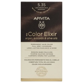 Apivita My Color Elixir Βαφή Μαλλιών 5.35 Ξανθό Ανοιχτό Μελί Μαονί