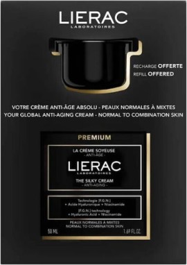 Lierac Promo Set Premium La Creme Soyeuse Αντιγηραντική Κρέμα 50ml + Δώρο Free Refill 50ml