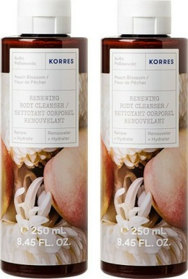 Korres Peach Blossom Shower Gel 250 ml 1+1 Gift