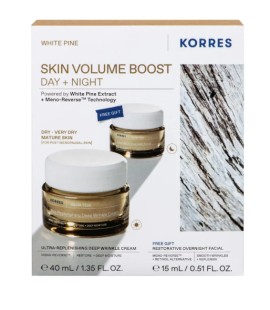 Korres White Pine Skin Volume Boost Day + Night Ultra-Replenishing ...