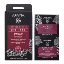 Apivita Express Beauty Eye mask Grape Line smoothing 2 x 2 ml