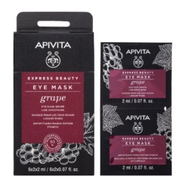 Apivita Express Beauty Eye mask Grape Line smoothing 2 x 2 ml