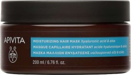 APIVITA ΜΑΣΚΑ ΜΑΛΛΙΩΝ ΕΝΥΔΑΤ HONEY STB &ΥΑΛΟΥΡΟΝ ΟΞΥ 200ML
