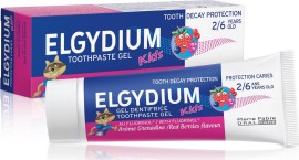 Elgydium Kids Red Berries 1000 ppm Παιδική Οδοντόκρεμα-Τζελ με Γεύση Κόκκινα Φρούτα 50 ml