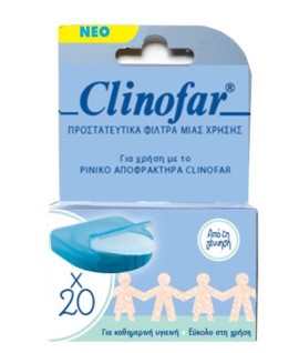 Clinofar Replacement Protective Disposable Filters 20pcs