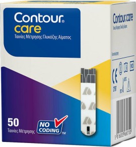 Ascensia Contour Care Ταινίες Μέτρησης Γλυκόζης Αίματος