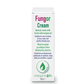Fungor Cream Φυσική Κρέμα με Αιθέριο Έλαιο Βιολογικής Ρίγανης 30g