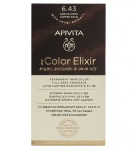 Apivita My Color Elixir 6.43 Ξανθό Σκούρο Χάλκινο Μελί