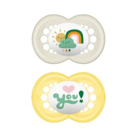 MAM Original Silicone Pacifier 6-16 months 2pcs