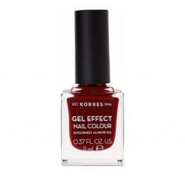 Korres Gel Effect Nail Color With Sweet Almond Oil No.59 Wine Red 11ml