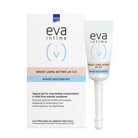 Intermed Eva Intima Moist Long Acting pH 3.0 Minor Discomfort Vaginal Gel 9 vag appl