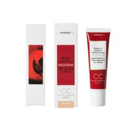 Korres Wild Rose Άγριο Τριαντάφυλλο Colour Correcting Cream CC Spf 30 Ανοιχτόχρωμη Απόχρωση 30 ml