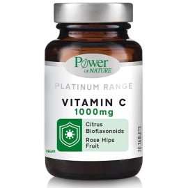 Power of Nature Platinum Range Vitamin C 1000mg – Συμπλήρωμα Διατρο...