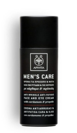 Apivita Mens Care Κρέμα προσώπου-ματιών ρυτίδων κάρδαμο & πρόπολη 5...