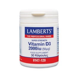 Lamberts Vitamin D3 2000 IU (50 mcg) 30 caps