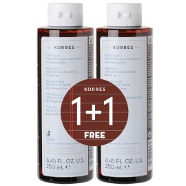 Korres Licorice & Nettle Shampoo for oily hair 250 ml 1+1 Gift