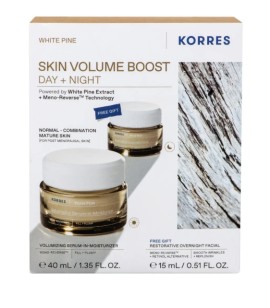 Korres White Pine Skin Volume Boost Day + Night Volumizing Serum-In...