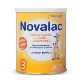 Novalac 3 Ρόφημα Γάλακτος σε Σκόνη για Μικρά Παιδιά 1-3 ετών 400g