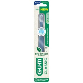 Gum Οδοντρόβουρτσα 410 Classic Bio-Based Handle Medium, 1 τεμάχιο