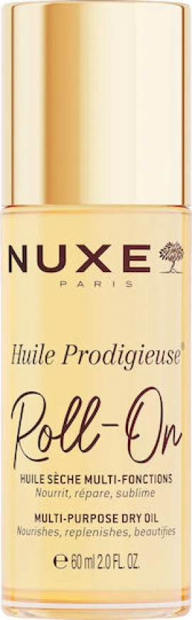 Nuxe Huile Prodigieuse Roll On Dry Oil Βιολογικό Ξηρό Λάδι για Πρόσωπο Σώμα & Μαλλιά 60ml