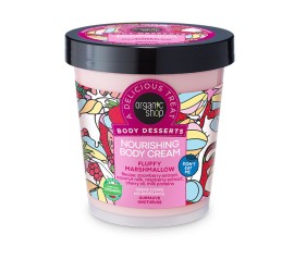 Organic Shop Body Desserts Fluffy Marshmallow, Θρεπτική Κρέμα Σώματος, 450 ml