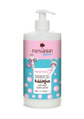 Messinian Spa Family Fun Shower Gel Bubblegum 750ml
