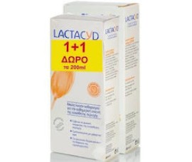 Lactacyd Classic Intimate Washing Lotion 300 ml + Δώρο Classic Intimate Washing Lotion 200 ml