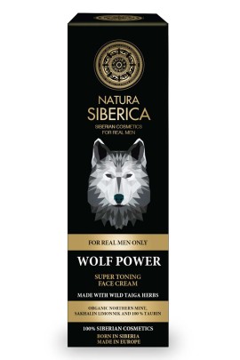 Natura Siberica Wolf Power Αντρική Τονωτική Κρέμα Προσώπου 50 ml