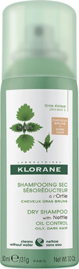 Klorane Nettle Dry Shampoo Oily Dark Hair 50 ml