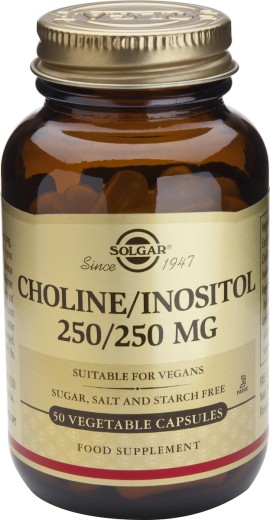Solgar Choline Inositol 250/250 mg 50 veg.caps